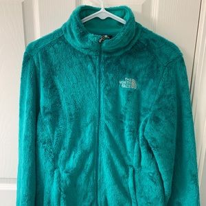 North Face Fleece Fuzzy Zip Up
